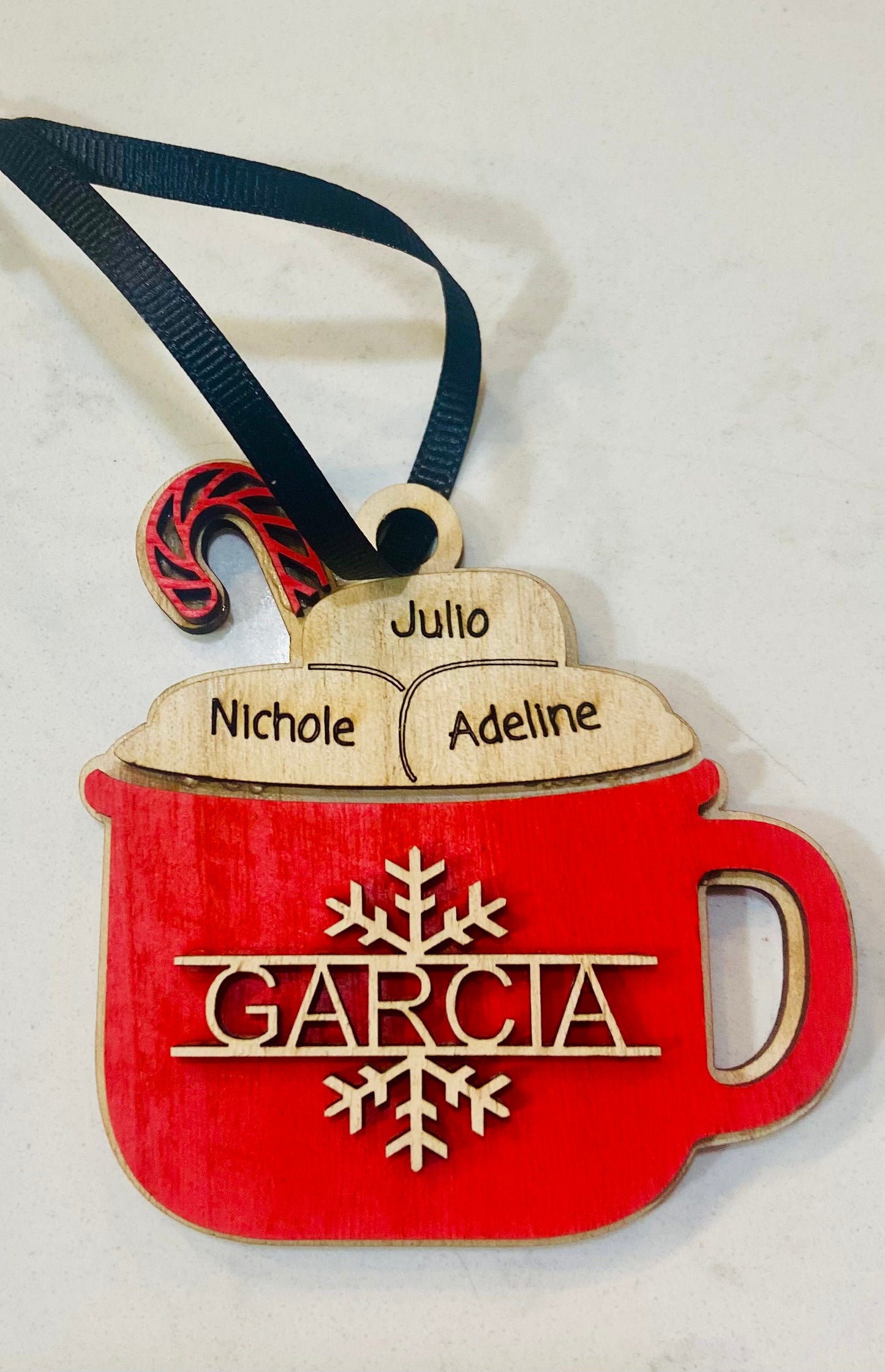 Hot Cocoa Christmas Ornament